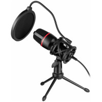 Микрофон игровой DEFENDER Forte GMC 300, кабель 2,4 м, 120 дБ, с мембраной, для стриминга, 64630 Микрофон игровой DEFENDER Forte GMC 300, кабель 2,4 м, 120 дБ, с мембраной, для стриминга, 64630