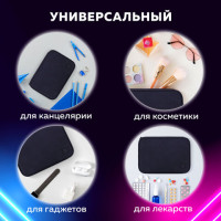 Пенал-органайзер BRAUBERG БОЛЬШОЙ, 1 отделение,1 откидная планка, ткань, 21x15x6 см, Black, 272348 Пенал-органайзер BRAUBERG БОЛЬШОЙ, 1 отделение,1 откидная планка, ткань, 21x15x6 см, Black, 272348