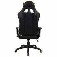 Кресло компьютерное BRABIX "GT Master GM-110", две подушки, экокожа, черное/желтое, 531927 Кресло компьютерное BRABIX "GT Master GM-110", две подушки, экокожа, черное/желтое, 531927
