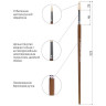 Кисть художественная профессиональная BRAUBERG ART "CLASSIC", щетина, круглая, № 10, длинная ручка, 200711