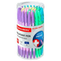 Ручка шариковая BRAUBERG "ULTRA PASTEL", СИНЯЯ, узел 0,7 мм, чернила ГЕРМАНИЯ, наконечник ШВЕЙЦАРИЯ, 143568 Ручка шариковая BRAUBERG "ULTRA PASTEL", СИНЯЯ, узел 0,7 мм, чернила ГЕРМАНИЯ, наконечник ШВЕЙЦАРИЯ, 143568