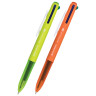 Ручка шариковая автоматическая BRAUBERG "MULTICOLOR", 4 ЦВЕТА, корпус ассорти, 0,7 мм, линия 0,35 мм, 143458