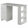 Стол письменный/компьютерный BRABIX "Scandi CD-016", 1100х500х750 мм, 4 ящика, белый, 641891, ЦБ013707-1 Стол письменный/компьютерный BRABIX "Scandi CD-016", 1100х500х750 мм, 4 ящика, белый, 641891, ЦБ013707-1