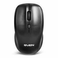 Мышь беспроводная SVEN RX-305W, 3 кнопки +1 колесо-кнопка, оптическая, черная, SV-03200305W Мышь беспроводная SVEN RX-305W, 3 кнопки +1 колесо-кнопка, оптическая, черная, SV-03200305W