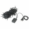 Электрогирлянда-нить комнатная "Стандарт" 10 м, 100 LED, холодный белый свет, 220 V, контроллер, ЗОЛОТАЯ СКАЗКА, 591347