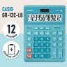 Калькулятор настольный CASIO GR-12С-LB (210х155 мм), 12 разрядов, двойное питание, ГОЛУБОЙ, GR-12C-LB-W-EP Калькулятор настольный CASIO GR-12С-LB (210х155 мм), 12 разрядов, двойное питание, ГОЛУБОЙ, GR-12C-LB-W-EP