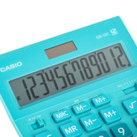 Калькулятор настольный CASIO GR-12С-LB (210х155 мм), 12 разрядов, двойное питание, ГОЛУБОЙ, GR-12C-LB-W-EP Калькулятор настольный CASIO GR-12С-LB (210х155 мм), 12 разрядов, двойное питание, ГОЛУБОЙ, GR-12C-LB-W-EP