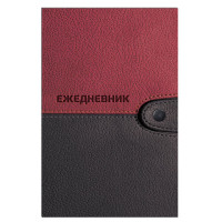 Ежедневник датированный на 4 года А5 (133х205 мм) BRAUBERG, 192 л., "КОЖА БОРДО", 121592