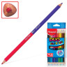 Карандаши цветные MAPED (Франция) "Color Pep's", 24 цвета, трехгранные, из липы, двусторонние, 829600