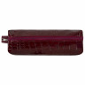 Пенал-косметичка BRAUBERG, крокодиловая кожа, 20х6х4 см, "Ultra maroon", 270849 Пенал-косметичка BRAUBERG, крокодиловая кожа, 20х6х4 см, "Ultra maroon", 270849