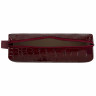 Пенал-косметичка BRAUBERG, крокодиловая кожа, 20х6х4 см, "Ultra maroon", 270849 Пенал-косметичка BRAUBERG, крокодиловая кожа, 20х6х4 см, "Ultra maroon", 270849