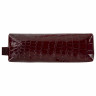 Пенал-косметичка BRAUBERG, крокодиловая кожа, 20х6х4 см, "Ultra maroon", 270849 Пенал-косметичка BRAUBERG, крокодиловая кожа, 20х6х4 см, "Ultra maroon", 270849