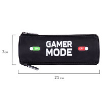 Пенал мягкий BRAUBERG, 3 отделения, нейлон, 21х7х7 см, "Gamer", 270841 Пенал мягкий BRAUBERG, 3 отделения, нейлон, 21х7х7 см, "Gamer", 270841
