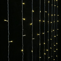 Электрогирлянда-занавес комнатная "Штора" 3х3 м, 196 LED, теплый белый свет, 220 V, ЗОЛОТАЯ СКАЗКА, 591352 Электрогирлянда-занавес комнатная "Штора" 3х3 м, 196 LED, теплый белый свет, 220 V, ЗОЛОТАЯ СКАЗКА, 591352