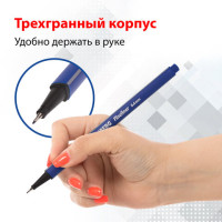 Набор капиллярных ручек (линеров) BRAUBERG 4 шт., АССОРТИ, "Aero", трехгранные, металлический наконечник, линия письма 0,4 мм, 141524 Набор капиллярных ручек (линеров) BRAUBERG 4 шт., АССОРТИ, "Aero", трехгранные, металлический наконечник, линия письма 0,4 мм, 141524