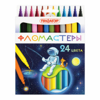 Фломастеры ПИФАГОР "Космическая одиссея", 24 цвета, вентилируемый колпачок, 152446 Фломастеры ПИФАГОР "Космическая одиссея", 24 цвета, вентилируемый колпачок, 152446