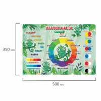 Настольное покрытие BRAUBERG KIDS для труда и творческих занятий, ПВХ, "Color map", 50х35 см, 272360 Настольное покрытие BRAUBERG KIDS для труда и творческих занятий, ПВХ, "Color map", 50х35 см, 272360
