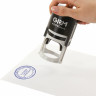 Оснастка для печатей, оттиск D=40 мм, синий, GRM 46040, корпус черный, крышка, подушка, 120900004 Оснастка для печатей, оттиск D=40 мм, синий, GRM 46040, корпус черный, крышка, подушка, 120900004