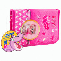Пенал BRAUBERG, 1 отделение, 1 откидная планка, полиэстер, 21х14 см, "Happy kitten", 270308 Пенал BRAUBERG, 1 отделение, 1 откидная планка, полиэстер, 21х14 см, "Happy kitten", 270308