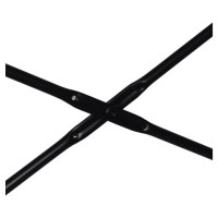Стол на металлокаркасе BRABIX "LOFT CD-005",1200х520х1200 мм, 3 полки, цвет дуб натуральный, 641223