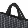 Папка на молнии с ручками BRAUBERG А4, 1 отделение, полиэстер, 20 мм, "Checkered", 272173