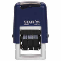 Датер-мини STAFF, месяц буквами, оттиск 22х4 мм, "Printer 7810", 237432