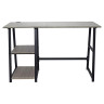 Стол на металлокаркасе BRABIX "LOFT CD-006", 1200х500х730 мм, 2 полки, цвет дуб антик, 641225 Стол на металлокаркасе BRABIX "LOFT CD-006", 1200х500х730 мм, 2 полки, цвет дуб антик, 641225