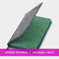 Ежедневник датированный 2024 А5 138x213 мм BRAUBERG "Vista", под кожу твердый, Tropics, 114954