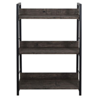 Стеллаж на металлокаркасе BRABIX "LOFT SH-002", 600х350х845 мм, цвет морёный дуб, 641231 Стеллаж на металлокаркасе BRABIX "LOFT SH-002", 600х350х845 мм, цвет морёный дуб, 641231