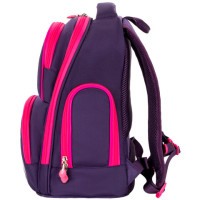 Рюкзак BRAUBERG CLASSIC, легкий каркас, премиум материал, Graceful cat, фиолетовый, 37х32х21 см, 270087 Рюкзак BRAUBERG CLASSIC, легкий каркас, премиум материал, Graceful cat, фиолетовый, 37х32х21 см, 270087