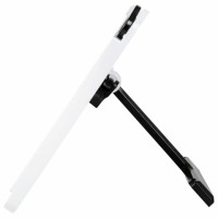 Подставка для книг и учебников BRAUBERG White, регулируемый угол наклона, прочный ABS-пластик, 238063