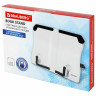 Подставка для книг и учебников BRAUBERG White, регулируемый угол наклона, прочный ABS-пластик, 238063