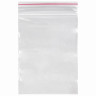 Пакеты с замком ZIP LOCK "зиплок", комплект 100 шт., 70х100 мм, ПВД, толщина 35 микрон, BRAUBERG, 606208