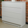 Комод BRABIX "Scandi CM-001", 750х330х730 мм, 4 ящика, ЛДСП, белый, 641900, ЦБ013659 -1 Комод BRABIX "Scandi CM-001", 750х330х730 мм, 4 ящика, ЛДСП, белый, 641900, ЦБ013659 -1