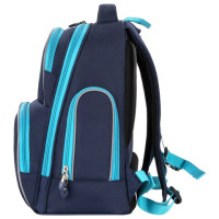 Рюкзак BRAUBERG CLASSIC, легкий каркас, премиум материал, Speed, синий, 37х32х21 см, 270088 Рюкзак BRAUBERG CLASSIC, легкий каркас, премиум материал, Speed, синий, 37х32х21 см, 270088