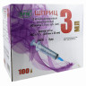 Шприц 3-х компонентный SFM, 3 мл, КОМПЛЕКТ 100 шт., в коробке, игла 0,6х32 мм - 23G, 534201 Шприц 3-х компонентный SFM, 3 мл, КОМПЛЕКТ 100 шт., в коробке, игла 0,6х32 мм - 23G, 534201