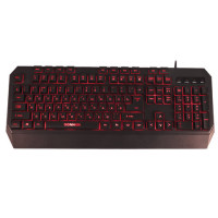 Клавиатура проводная игровая SONNEN KB-7700, USB, 104 клавиши + 10 программируемых клавиш, RGB, черная, 513512 Клавиатура проводная игровая SONNEN KB-7700, USB, 104 клавиши + 10 программируемых клавиш, RGB, черная, 513512