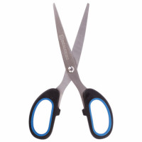 Ножницы BRAUBERG "Classic+", 160 мм, классической формы, резиновые вставки, черно-синие, 236447 Ножницы BRAUBERG "Classic+", 160 мм, классической формы, резиновые вставки, черно-синие, 236447