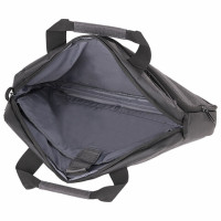Сумка-портфель BRAUBERG "Forward" с отделением для ноутбука 15,6", темно-серая, 29х40х9 см, 270832