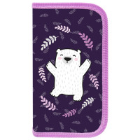 Пенал ПИФАГОР, 2 отделения, ламинированный картон, 19х11 см, "Happy bear", 272246 Пенал ПИФАГОР, 2 отделения, ламинированный картон, 19х11 см, "Happy bear", 272246