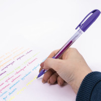 Ручка гелевая PENSAN "Neon Gel", НЕОН АССОРТИ, узел 1 мм, линия письма 0,5 мм, дисплей, 2290/S
