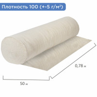 Полотно нитепрошивное (НЕТКОЛ), Узбекистан, рулон 0,75х50 м, 100 (±5) г/м2, в пакете, LAIMA, 600931 Полотно нитепрошивное (НЕТКОЛ), Узбекистан, рулон 0,75х50 м, 100 (±5) г/м2, в пакете, LAIMA, 600931