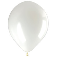 Шары воздушные ЗОЛОТАЯ СКАЗКА, 10" (25 см), КОМПЛЕКТ 50 штук, белые, пакет, 105000