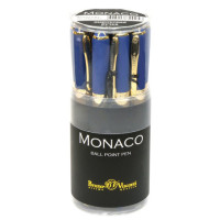 Ручка шариковая BRUNO VISCONTI Monaco, темно-синий корпус, узел 0,5 мм, линия 0,3 мм, синяя, 20-0125/07 Ручка шариковая BRUNO VISCONTI Monaco, темно-синий корпус, узел 0,5 мм, линия 0,3 мм, синяя, 20-0125/07