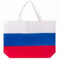 Сумка "Флаг России" триколор, 40х29 см, нетканое полотно, BRAUBERG, 605519, RU39 Сумка "Флаг России" триколор, 40х29 см, нетканое полотно, BRAUBERG, 605519, RU39