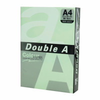 Бумага цветная DOUBLE A, А4, 80 г/м2, 500 л., пастель, светло-зеленая Бумага цветная DOUBLE A, А4, 80 г/м2, 500 л., пастель, светло-зеленая