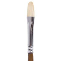 Кисть художественная профессиональная BRAUBERG ART CLASSIC, щетина, овальная, № 8, длинная ручка, 200730 Кисть художественная профессиональная BRAUBERG ART CLASSIC, щетина, овальная, № 8, длинная ручка, 200730