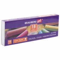 Пастель сухая художественная BRAUBERG ART "DEBUT", 18 цветов, круглое сечение, 181460 Пастель сухая художественная BRAUBERG ART "DEBUT", 18 цветов, круглое сечение, 181460