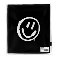 Сумка-шоппер BRAUBERG, канвас, 40х35 см, черный, "Smiley", 271900 Сумка-шоппер BRAUBERG, канвас, 40х35 см, черный, "Smiley", 271900