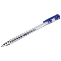 Ручка гелевая STAFF "Basic" GP-789, СИНЯЯ, корпус прозрачный, хромированные детали, узел 0,5 мм, 142788 Ручка гелевая STAFF "Basic" GP-789, СИНЯЯ, корпус прозрачный, хромированные детали, узел 0,5 мм, 142788